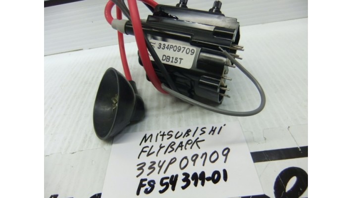 Mitsubishi 334P09709  flyback transformer FS54377-01.